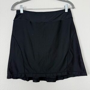 Peter Millar E4 Wicking Black Pleated Mesh Skirt Skort